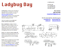 Tablet Screenshot of ladybugday.net